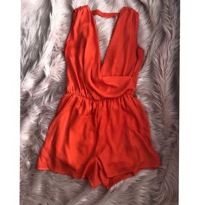Orange Romper
